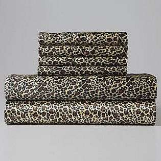 Satin Sheet Set   Leopard  Satin Elegance Bed & Bath Bedding 