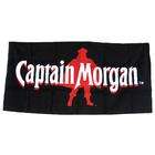 Things2Die4 Captain Morgan Rum Silhouette Logo 35 X 70 Beach Towel