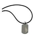   gold tone black rubber necklace inox jewelry 316l stainless steel gold