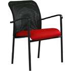  Red/ Black Steel Office Guest Chair
