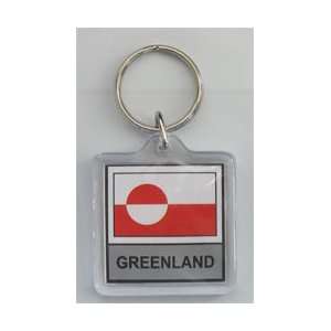  Greenland   Country Lucite Key Ring Patio, Lawn & Garden