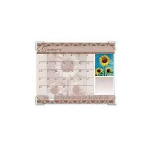  Visual Organizers Victorian Floral Monthly Desk Pad 