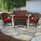 Chicago Wicker Naples 4 PC Seating Group