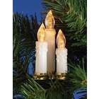 Roman Flicker Flame Candle Pigtail Lighted Christmas Ornament #166569