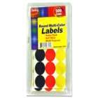 sterling Round multi color labels   Case of 144