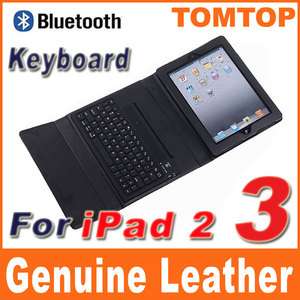   Leather Case Wireless Bluetooth Keyboard For Apple iPad 2 2nd iPad2