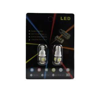  2x 5050 5SMD LED Bulbs Lights White T10