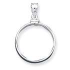 vistabella 925 sterling silver round coin bezel charm pendant