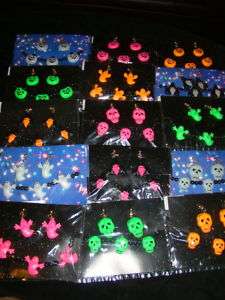 Kids Spooky Halloween Jewlery Sets Earrings & Necklace  