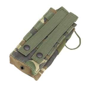 PRC 148 MBITR Radio Open Long Pouch MOLLE   Woodland Camo  