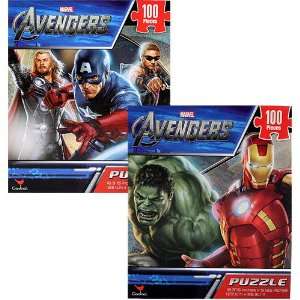  The Avengers 100 PCS Puzzles [2 Pack] Toys & Games