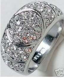 Jewellery rhinestone Mens Ring Size6 11#  
