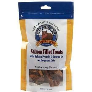  Grizzly Salmon Fillet Treats   3 oz (Quantity of 6 