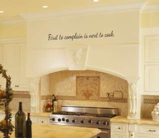   is Next to Cook Kitchen Vinyl Wall Word Art Lettering Stickers  