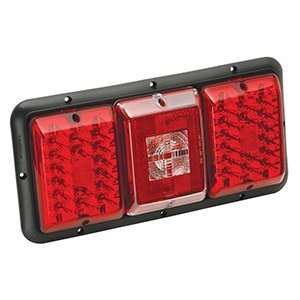    LED TAILLIGHT HORIZONTAL MOUNT WITH RED LED, INCANDESCENT CENTER 