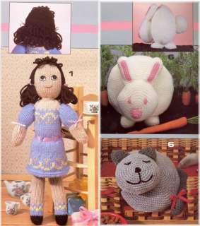 1985 Toys & Dolls 8 Designs Crochet & Knit  