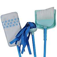 Just Like Home Deluxe Cleaning Set   Blue   Toys R Us   