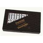 Classic Game Collection Double Six Dominoes with Black Dots