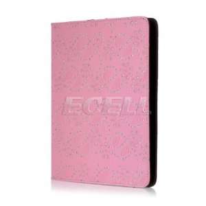   BABY PINK CRYSTAL DIAMOND LEATHER CASE STAND FOR IPAD 2 Electronics