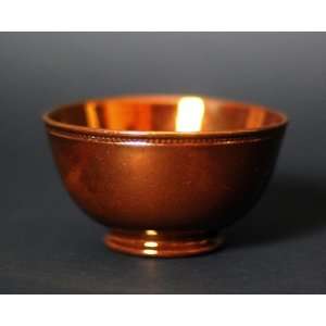   Bowl with a Luminous Metallic Copper Lustre Glaze
