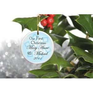 Our First Christmas Ornament   Style 8 