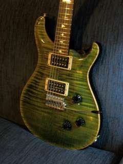   Reed Smith PRS Custom 24, Birds, Faded Emerald Green Flame Maple Top