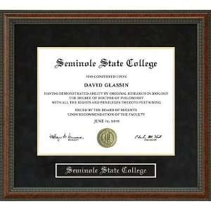  Seminole State College (SSC) Diploma Frame Sports 