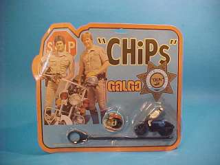 CHiPS MOTORCYCLE & BADGE PONCHARELLO ARGENTINA 1980s  