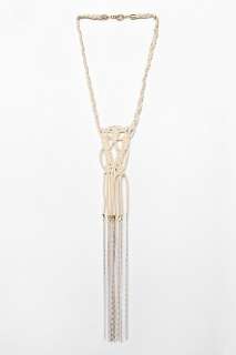 UrbanOutfitters  Falling Chain Braided Necklace