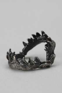 UrbanOutfitters  OBEY Shark Jaw Ring