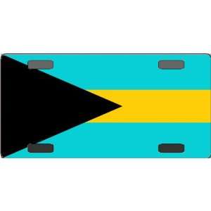 Bahamas Flag Vanity License Plate