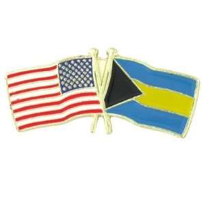  USA & Bahamas Flag Pin Jewelry