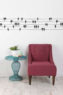 UrbanOutfitters  Anne Cahsens Birds on a Wire Wall Decal