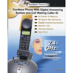  Cordless Phone With Digital Answering System and Call 
