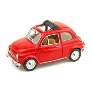  1965 Fiat 500 L 1/24 Red Toys & Games