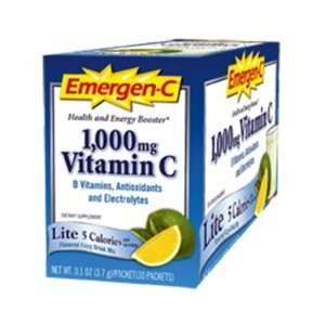  Emergen C 1000 mg Vitamin C Lite Lemon Lime Flavored 30 