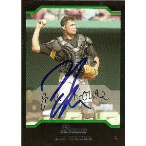  J.R. House Signed Pittsburgh Pirates 2004 Bowman Card 