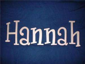 Childrens Wood Names Nursery Wall Decor letters  