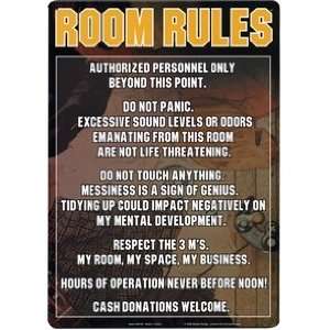  Brand New Novelty Room Rules Metal Sign   Great Gift Item 