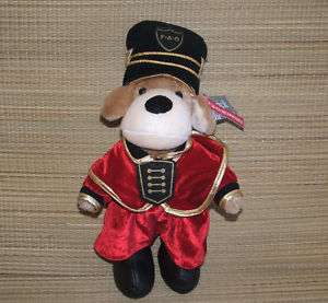 NEW 13 FAO Schwarz 13 SOLDIER PATRICK THE PUP Plush  