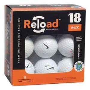  RELOAD Grade B Proline Brand Recycled Golf Balls   B 18BX   18 Pack 
