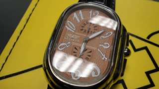 Invicta Chronograph Tonneau   Rare Beige/Copper Dial  