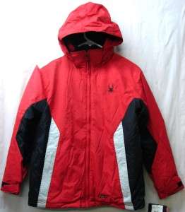 Spyder Kids Recluse System Snow Ski Jacket Red 14 NEW  