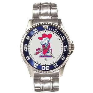  Mississippi Rebels Mens Competitor Watch w/Stainless 