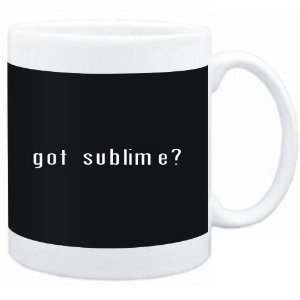  Mug Black  Got sublime?  Adjetives