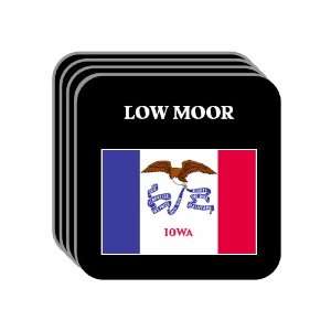  US State Flag   LOW MOOR, Iowa (IA) Set of 4 Mini Mousepad 