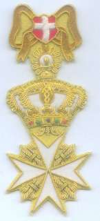 Medieval Crusades Rhodes Malta Jerusalem Cross Knight Military Arms 