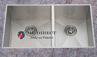 Undermount Stainless Steel Kitchen Sink 16 gauge double  