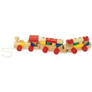  Voila Wooden Stacking Train   21 Inches long Toys & Games