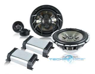   300W MAX 6.5 2 WAY COMPONENT CAR AUDIO PANEL SPEAKERS SYSTEM  